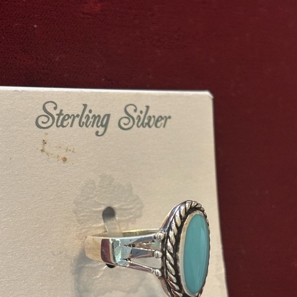 Sterling Silver Turquoise Ring - Picture 2 of 5
